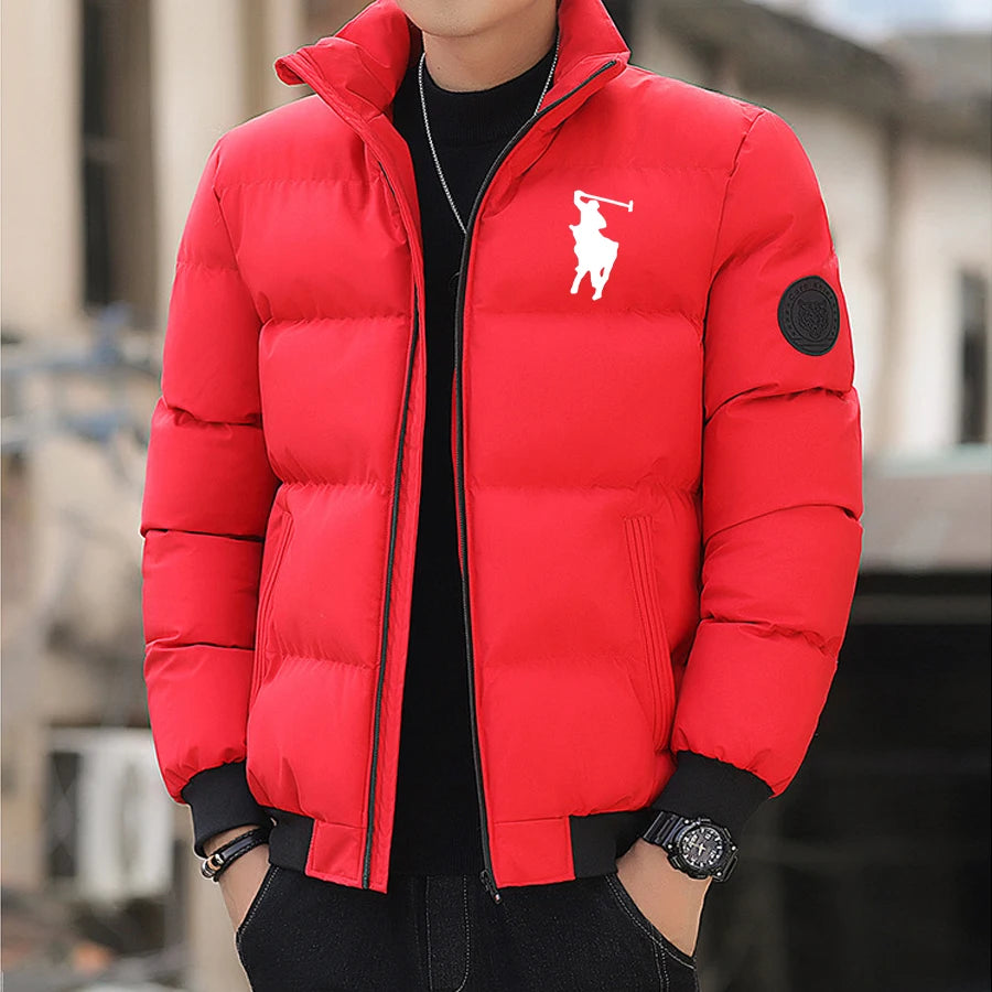 Veste homme épaisse – Fermeture zippée et doublure polyester