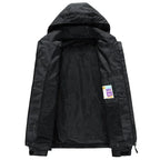 Coupe-vent homme – Capuche amovible et fermeture zippée