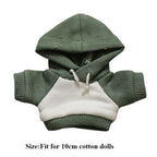 Handmade Cute Hoodies For 10cm Cotton Dolls Casual Wear Sweatshirt