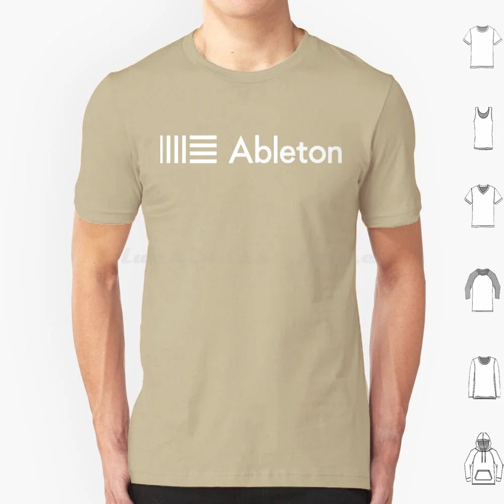 Ableton Live Logo Essential T Shirt Cotton Men Women DIY Print Ableton Live Logo Essential