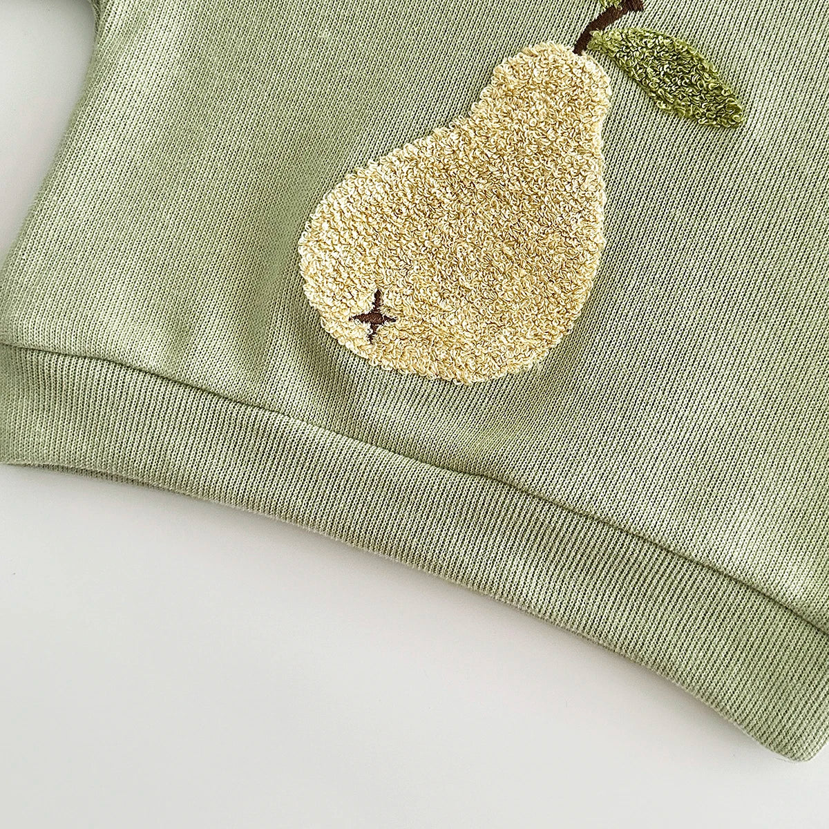 0-3Y Baby Girl Clothing Toddler Boys Sets Infant Suit Long Sleeved Pullover Shirt Cotton Newborn Baby Clothes Fruit Embroidery