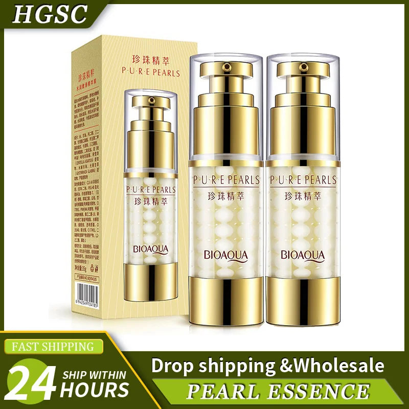 25g BIOAQUA Pearl Essence Moist Tender Smooth Essence Nourishes Moisturize Hydrate Repair Face Cream Facial Skincare Product