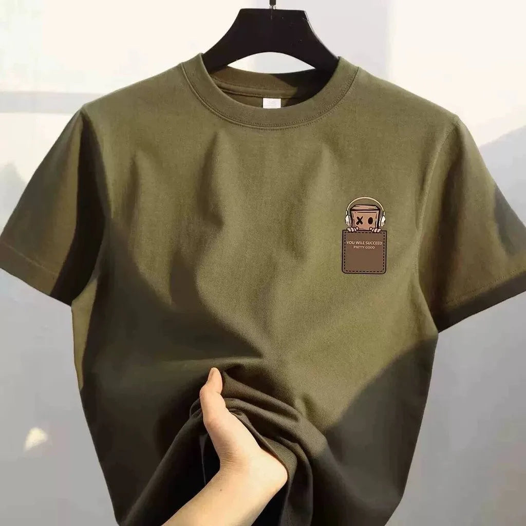 T-shirt oversize imprimé homme – Style vintage