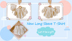 Ensemble enfant 2 pièces – Haut manches longues et pantalon imprimés