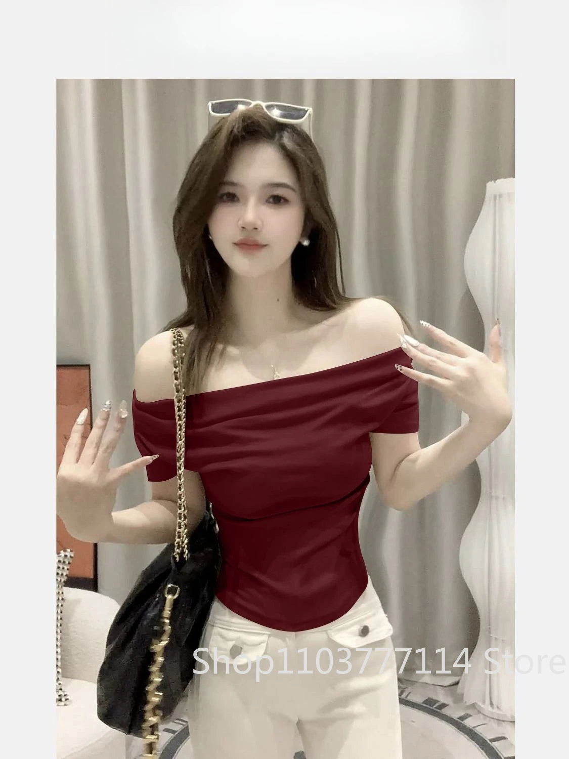 Summer Women's Slim Fit Multi Style Casual Fashion Short Sleeved T-shirt Basic Versatile Breathable Plus Size Shirt Top
