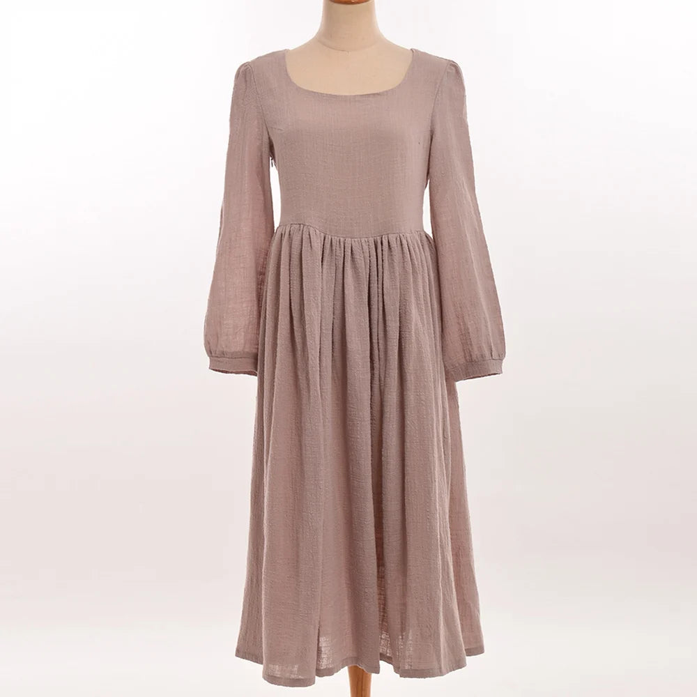 Robe Victorienne Vintage Manches Longues