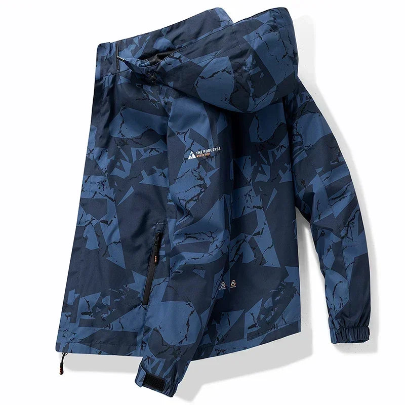 Coupe-Vent Homme À Capuche Imperméable – Camping Style Coréen Printemps Automne