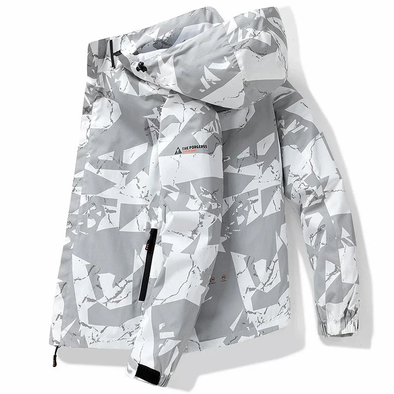 Coupe-Vent Homme À Capuche Imperméable – Camping Style Coréen Printemps Automne