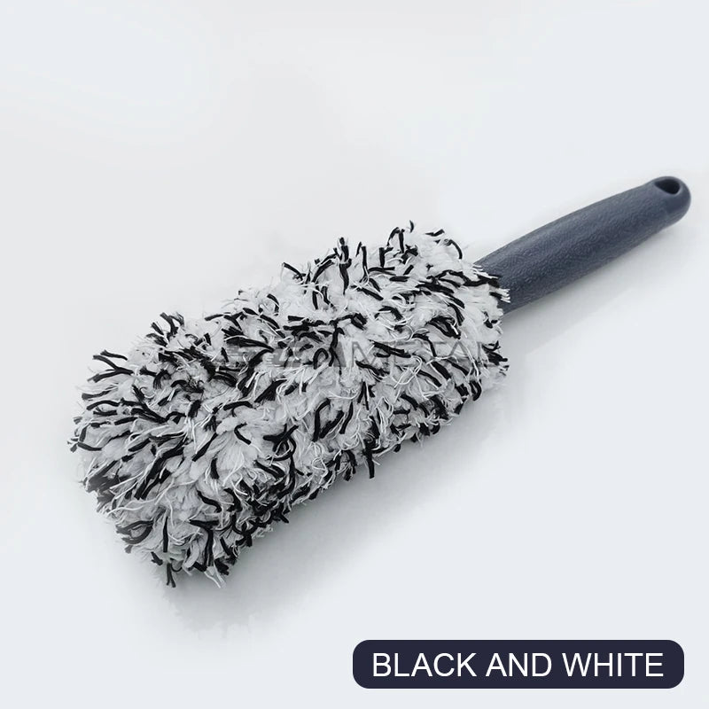 SEAMETAL Car Cleaning Brush Car Cleaning Wheel Brush Super Soft Car Detailing Pocket Mitt Brush Tool for Car Care Accessories