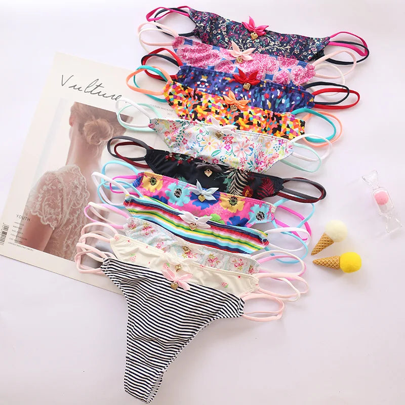 New Solid Nylon Direct Selling Girls Panties students fashion Briefs Young Girl Underwear Leopard  6pc/lot lovely