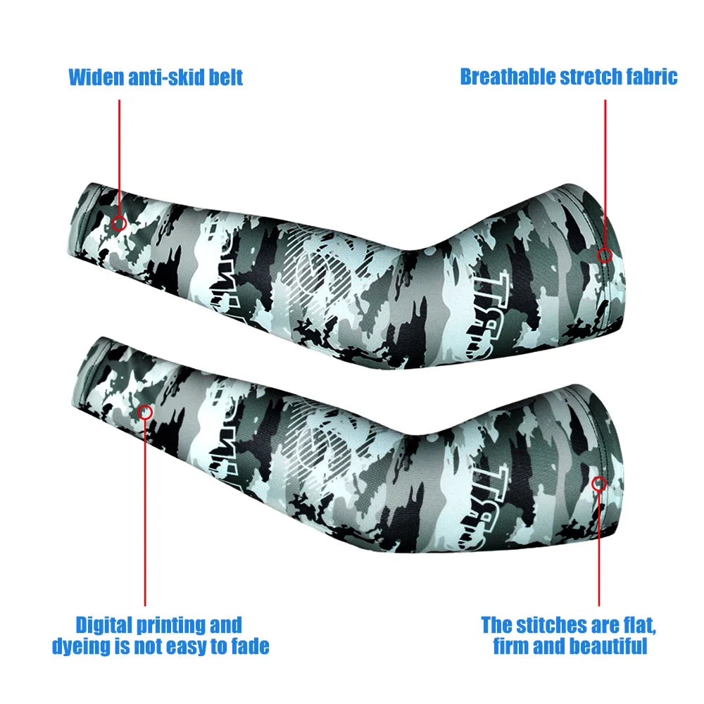 Manchons de Compression Sport UPF50+ – Protection UV Basketball Cyclisme