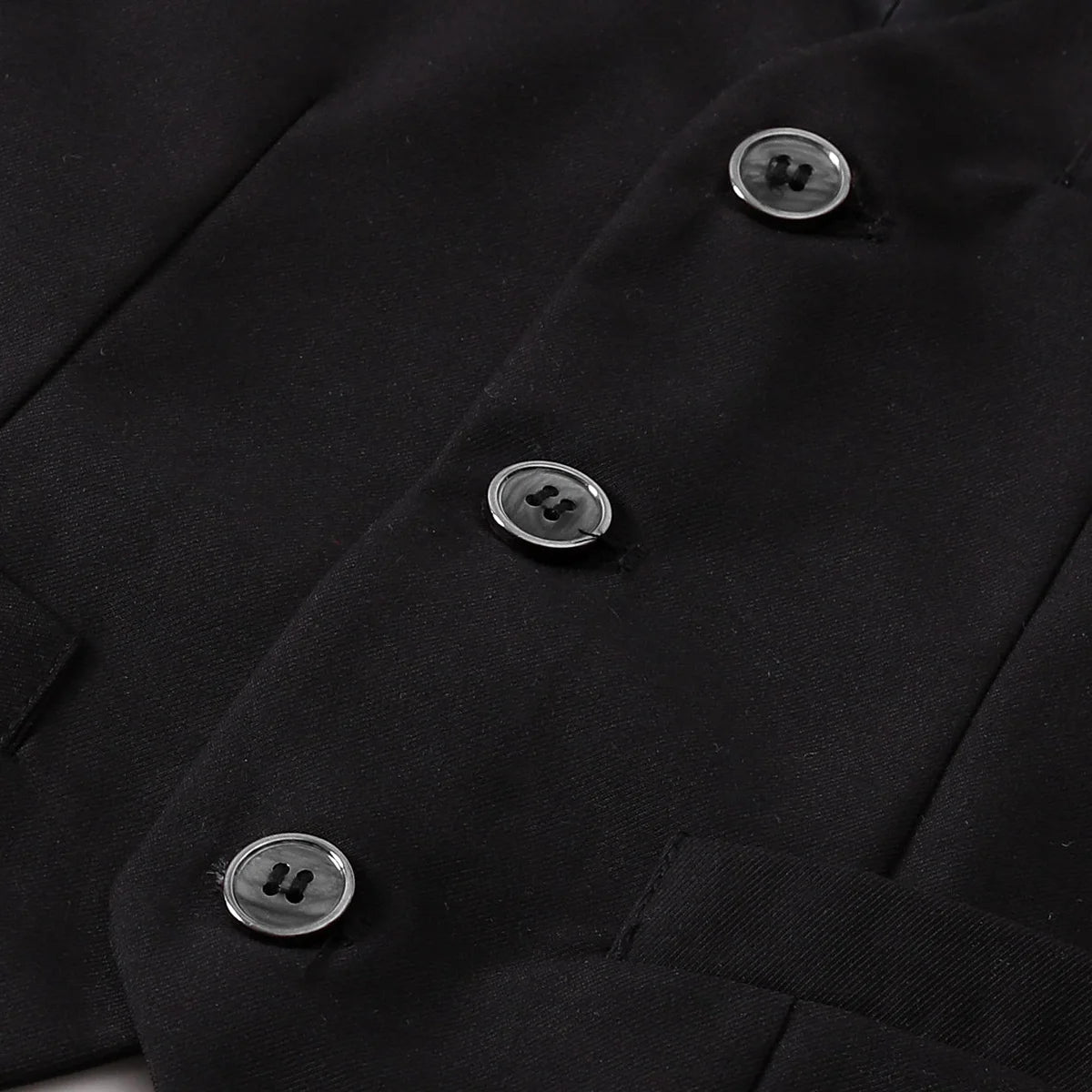 Kids Vest Children Black Boys Waistcoats Toddler Dress Suit Teenager Wedding Formal Piano Performance School Party Navy Clothes