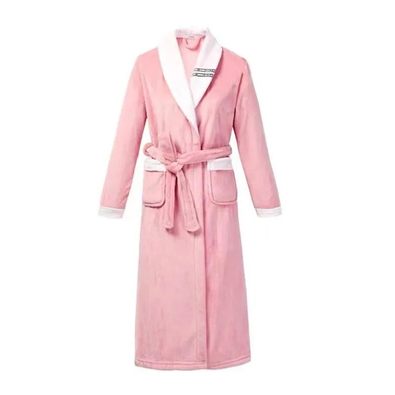 Robe de Chambre Flanelle Thermique Grande Taille