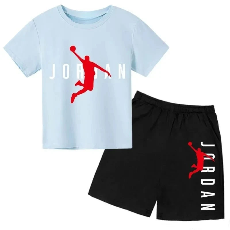Suits 3-14 Years Boys Girls Fashion Outfits Sets Children Gift Clotheskids Clothes Boysshort Setsgrils Clothes for Kidsboys Luxu