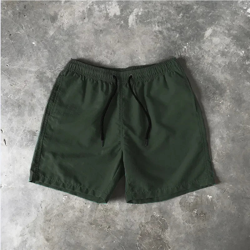 Men Summer Swim Shorts Trunks Beach Board Shorts waterproof Men's Running Sports Surffing Casual Short pants beach fitness pants