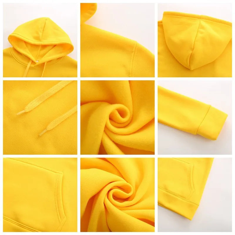 Hoodie homme à capuche – Coloris unis et coupe régulière