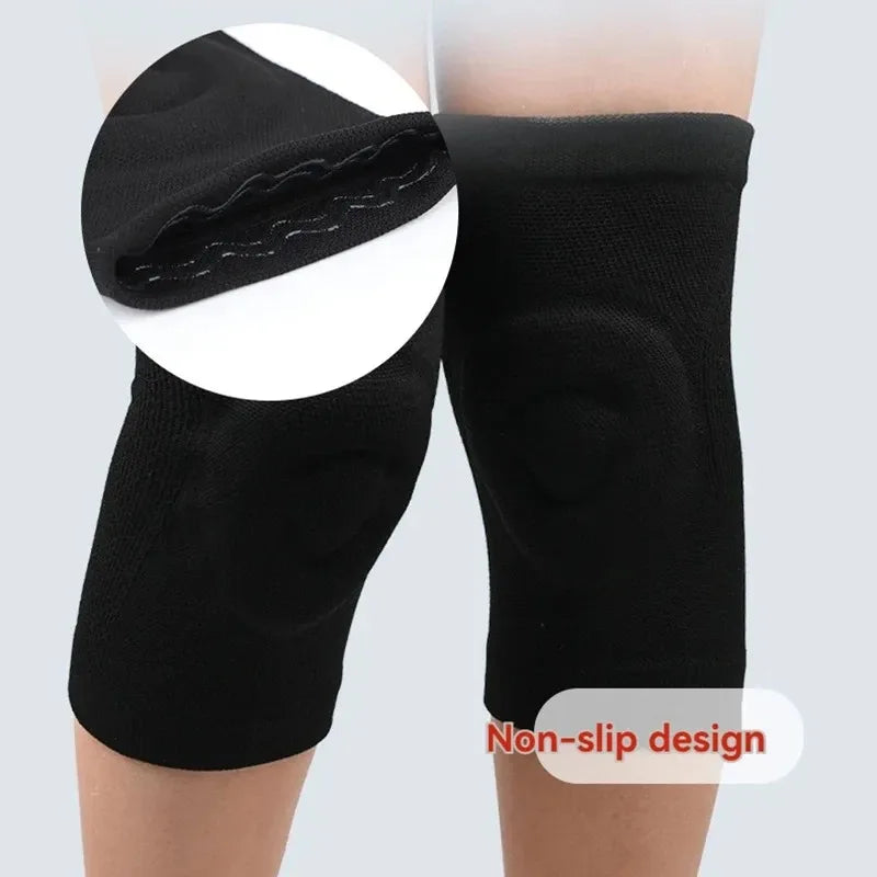 Genouillère Silicone Sport – Protection Basketball Cyclisme Patinage Unisexe