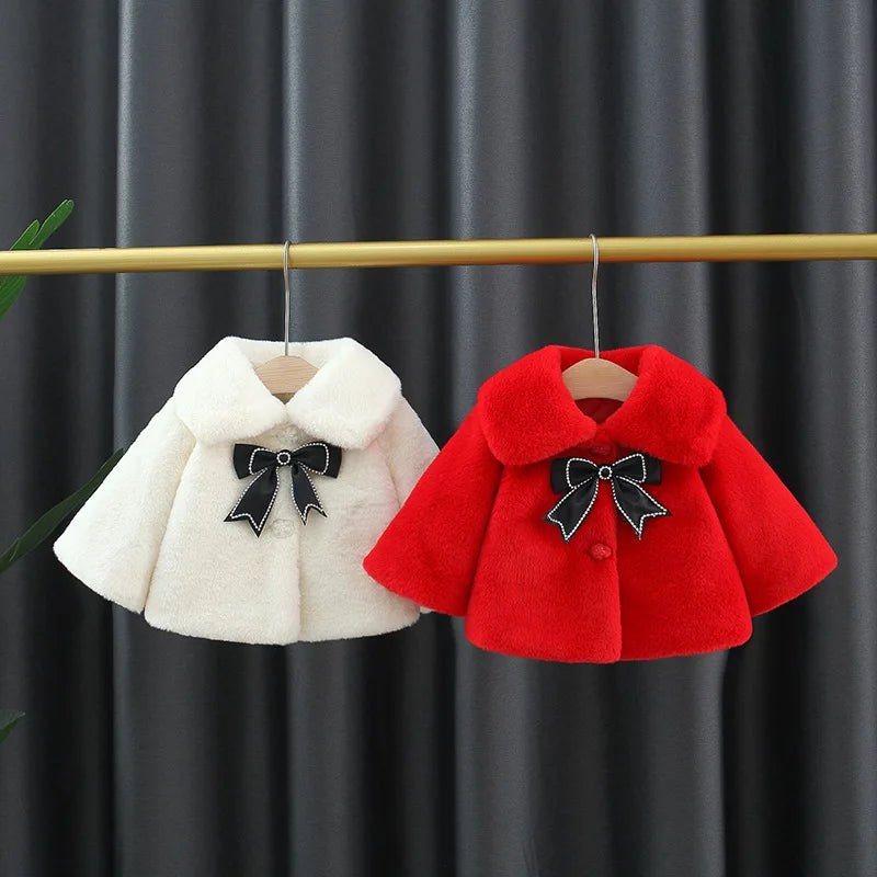 Manteau Coupe-Vent Bébé Fille – Chaud Style Coréen Hiver 9M-3 Ans
