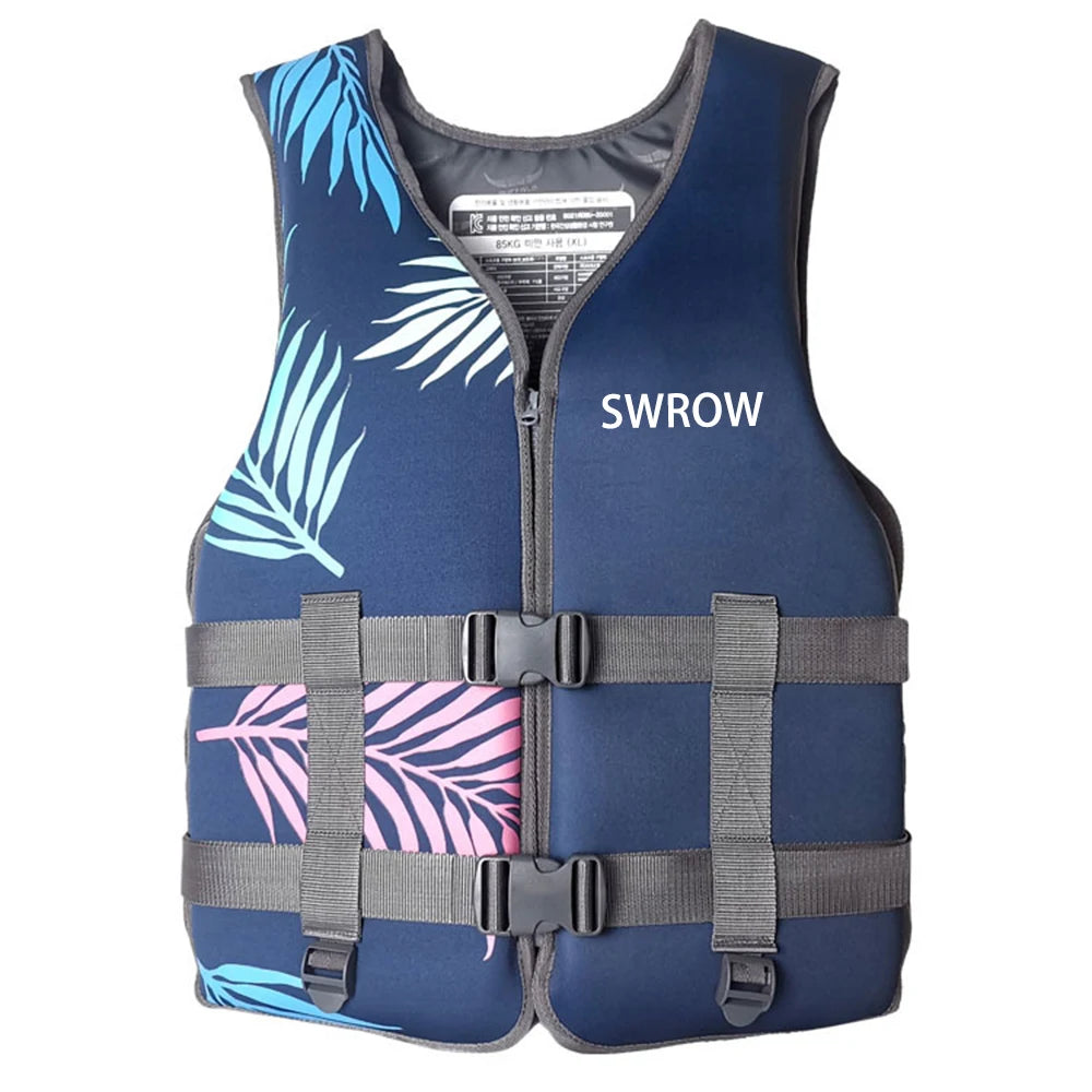 Gilet de Sauvetage Néoprène – Sport Nautique Bateau Kayak Adulte Enfant XS-2XL