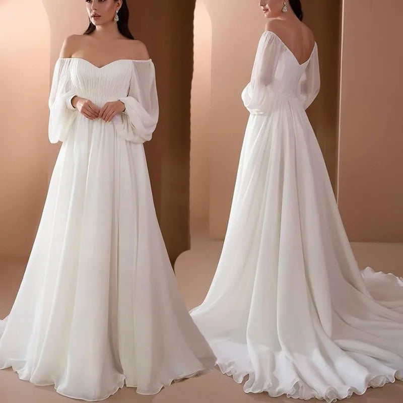 Robe femme A-line mi-longue – Coupe ajustée
