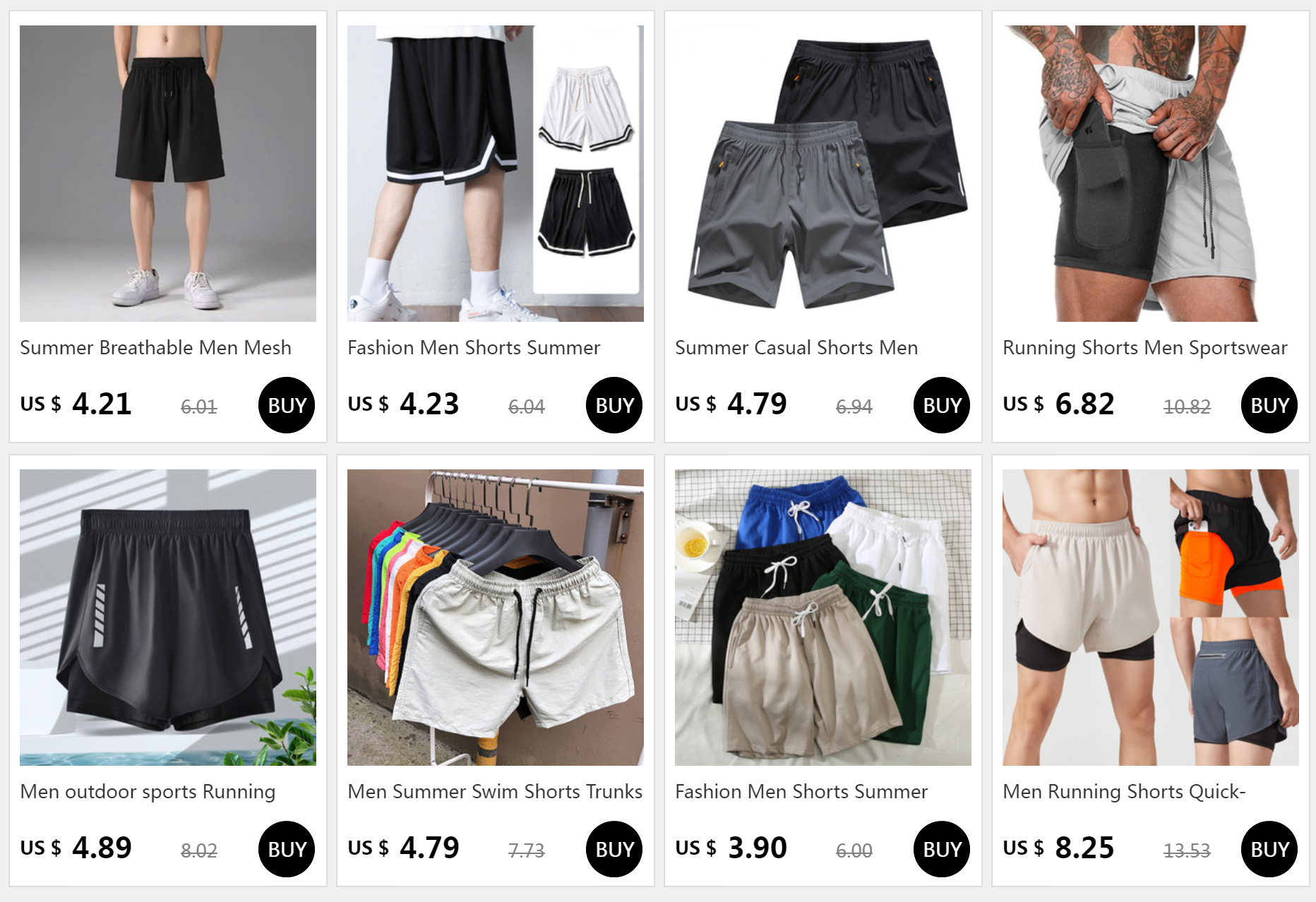 Men Summer Swim Shorts Trunks Beach Board Shorts waterproof Men's Running Sports Surffing Casual Short pants beach fitness pants