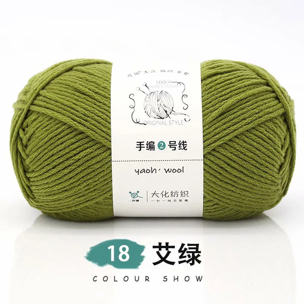 Pelote de laine soie et coton — Tricot, Crochet, Écharpe, Pull (100g)