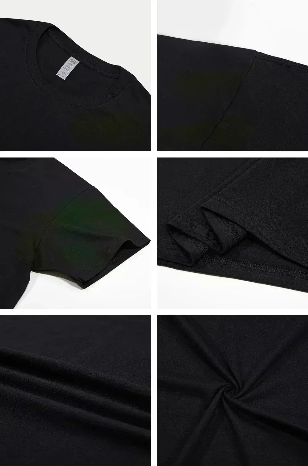 2026 Spring and summer American New Pure Cotton T-shirt with Round Neck, High-quality Luxury, Best-selling and Trendy Style