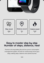 Smart Watch For Women Men Wristwatch Bluetooth Connected Phone Player