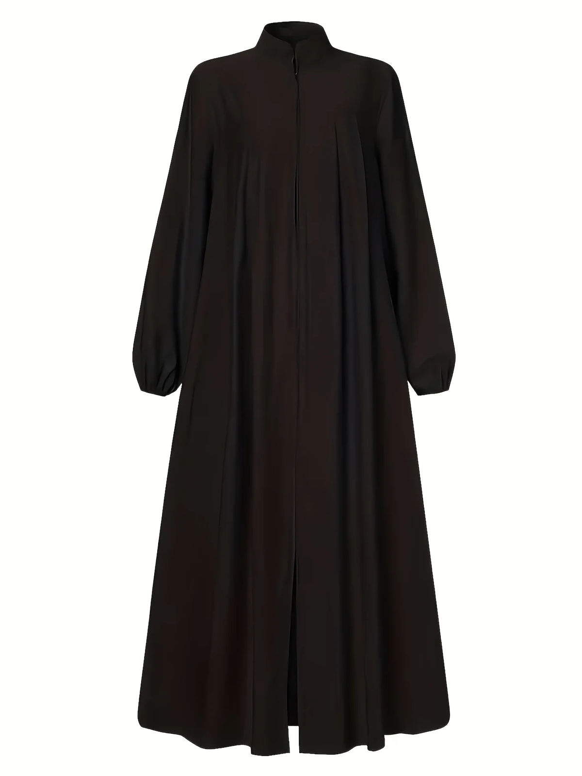 Robe noire femme mi-longue – Coupe ample en chiffon
