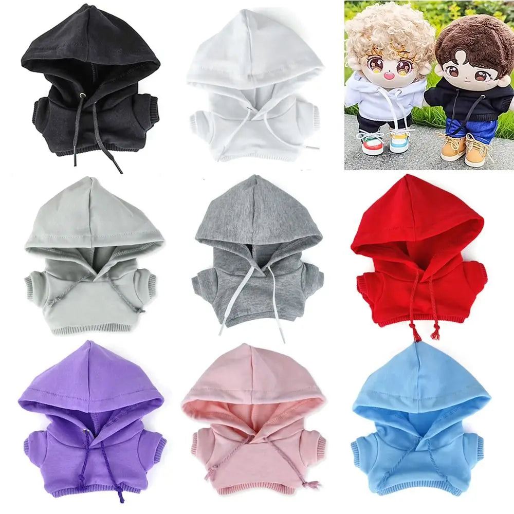 Hoodie pour poupée BJD/OB11 – Coton, 15 coloris