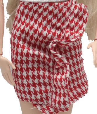 New 30cm 1/6 Doll jeans shorts velvet velvet halterneck vest set Daily Wear Clothes for Barbies doll Accessories