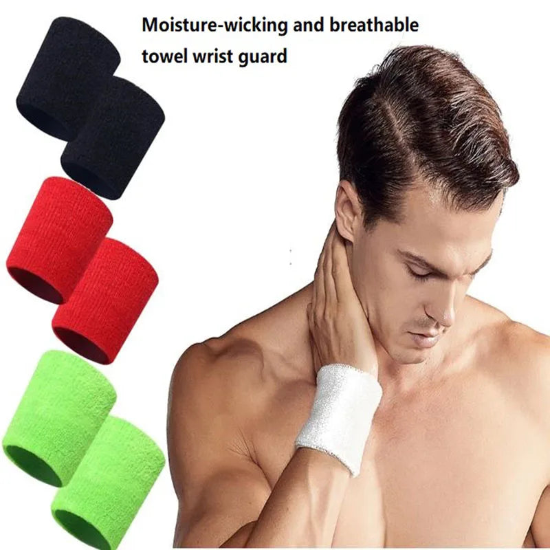 Bandeau de Poignet Sport – Tennis Basketball Volleyball Absorption Transpiration
