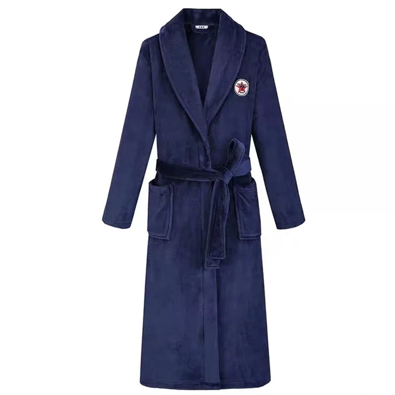 Robe de Chambre Flanelle Thermique Grande Taille