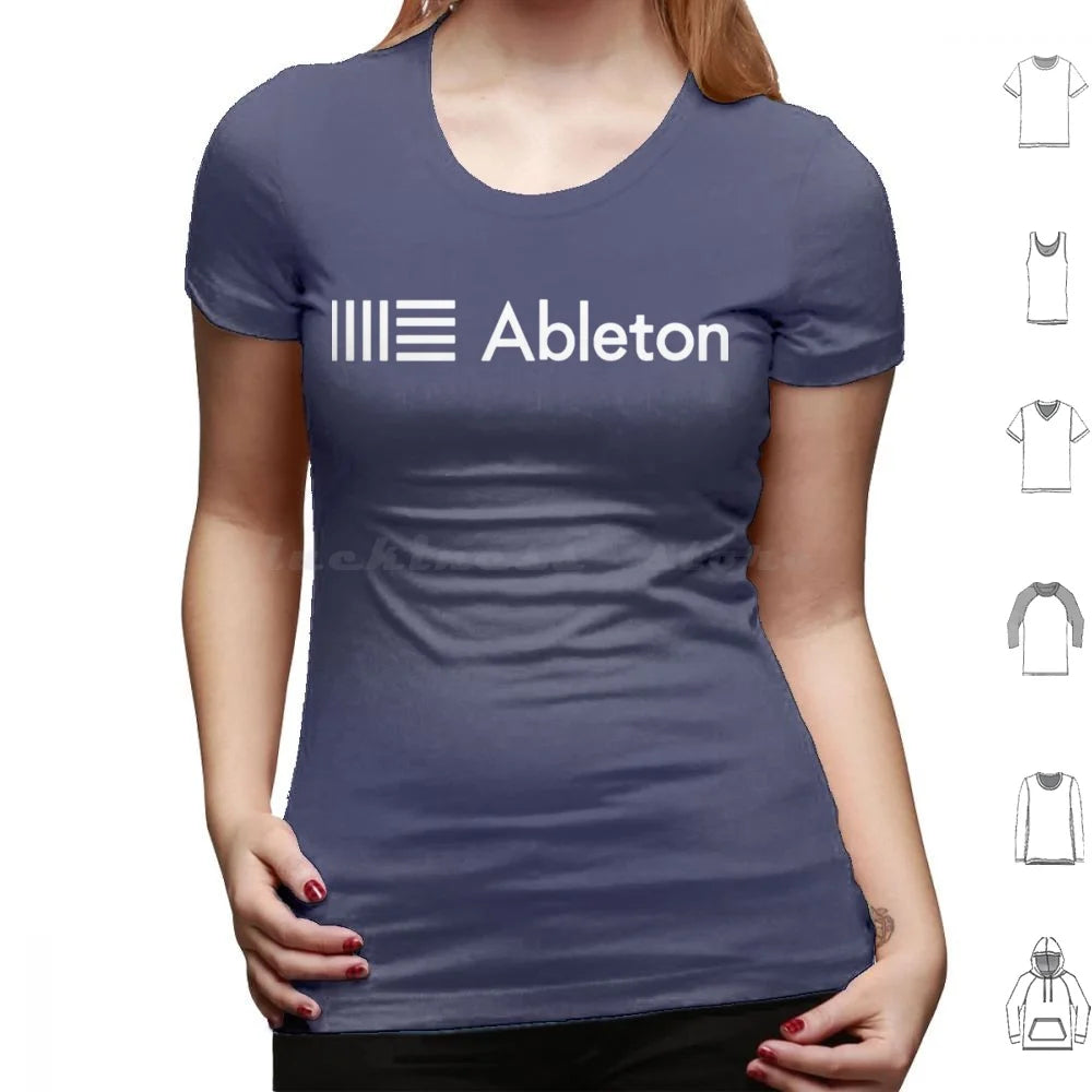 Ableton Live Logo Essential T Shirt Cotton Men Women DIY Print Ableton Live Logo Essential