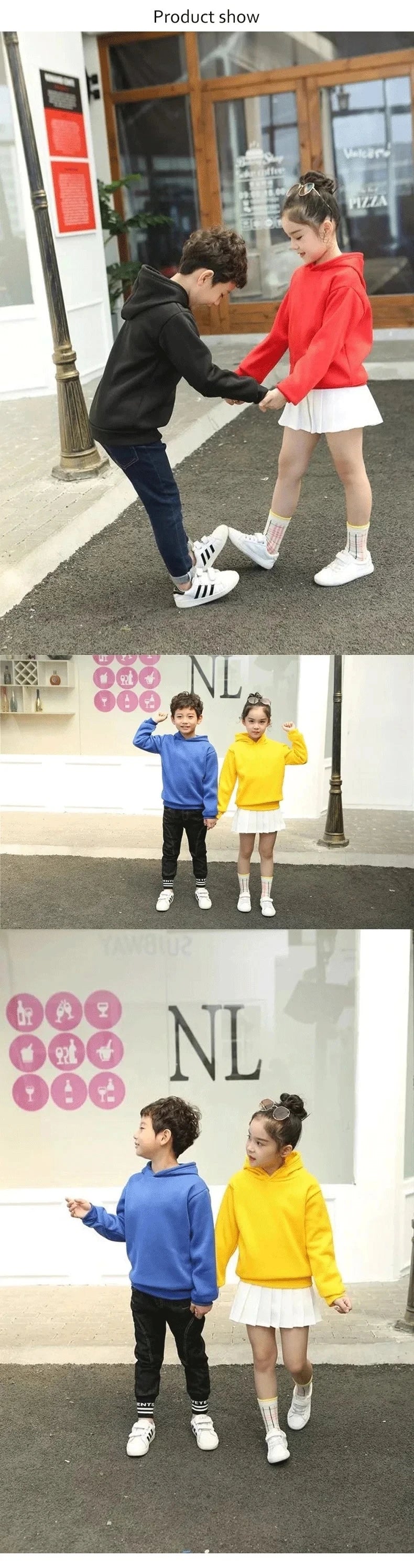 New Children's Sports Outfit Set-Hooded Jacket+long Pants with Cartoon Patterns Casual Loose Fit Suitable Boys Girls Aged3to13