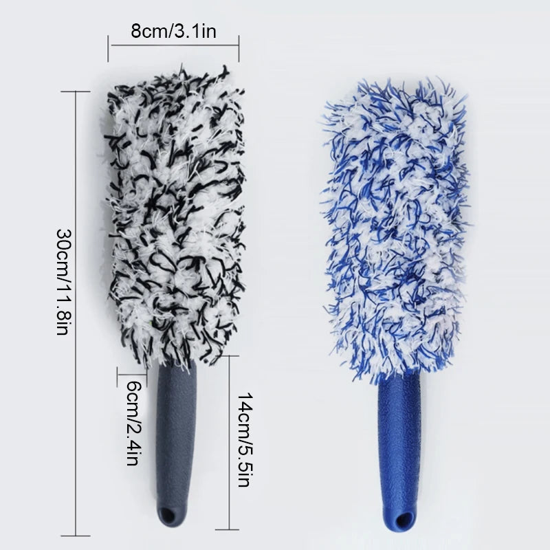 SEAMETAL Car Cleaning Brush Car Cleaning Wheel Brush Super Soft Car Detailing Pocket Mitt Brush Tool for Car Care Accessories