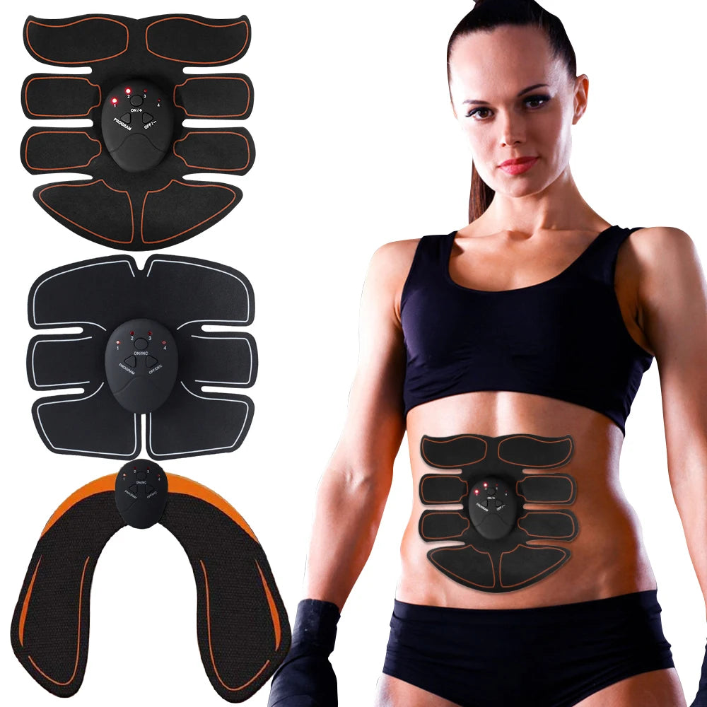 Stimulateur Musculaire EMS Sans Fil – Fessiers Abdominaux Minceur 6 Modes