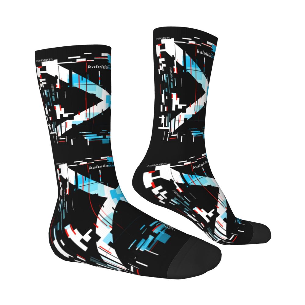 Techwear Men's Crew Socks Unisex Fun Japanese Future Tech Street Wear Style Spring Summer Autumn Winter Dress Socks