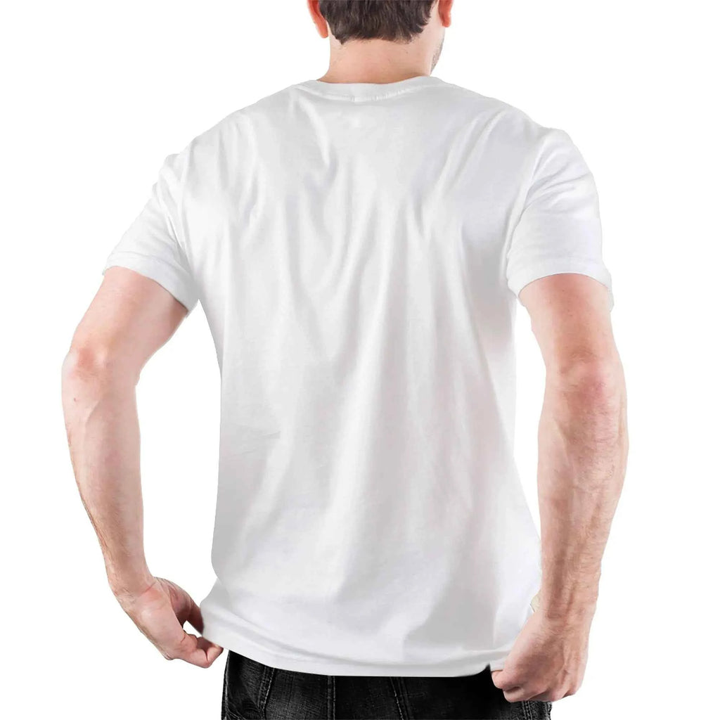 Men's Leonardo da Vinci Vitruvian Man T Shirts Engineer Pure Cotton Clothes Fun Short Sleeve Crewneck Tees Original T-Shirts