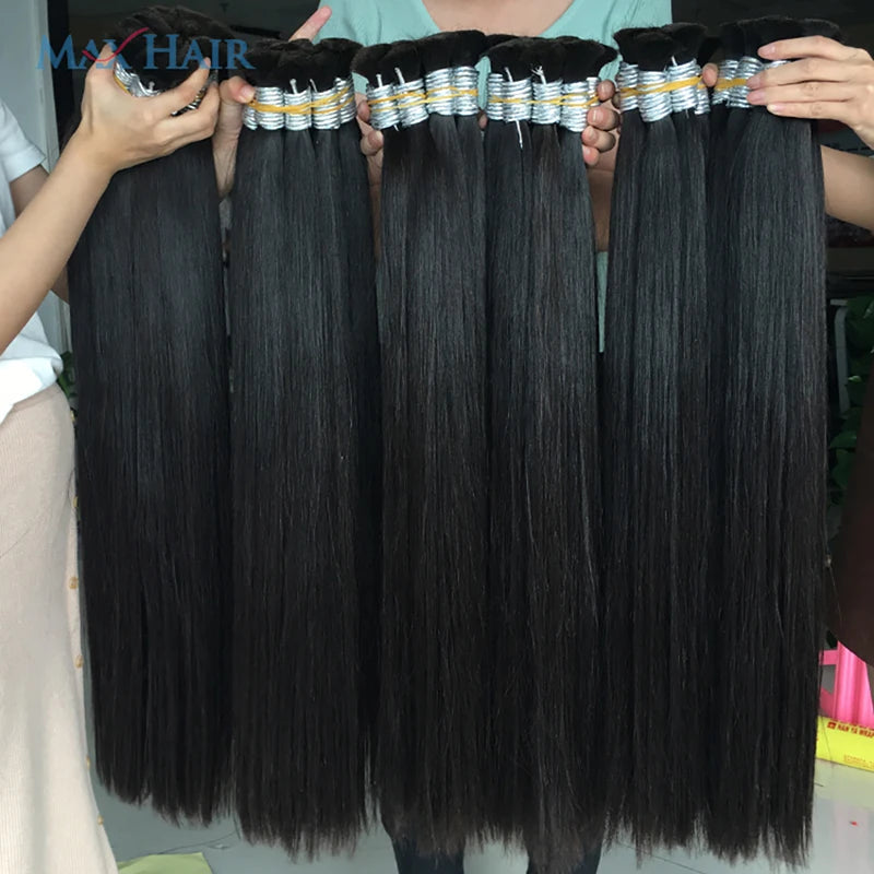 Wholesale Human Meches Bundles Human Hair 613 Straight Extensions Cheveux Natural Human Hair Bulk For Mega 18-30inches 100%