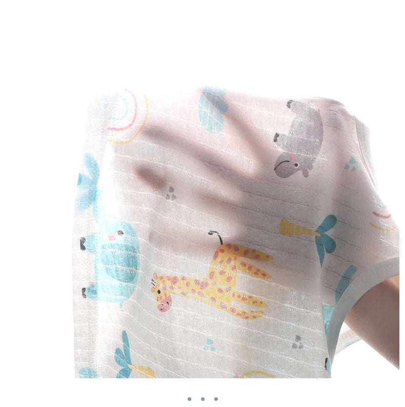 Mother Kids Clothes Baby Cotton Print  Children's Clothing T-shirt Vest Tops Shorts Sets Boys Girls Cute Breathable Summer