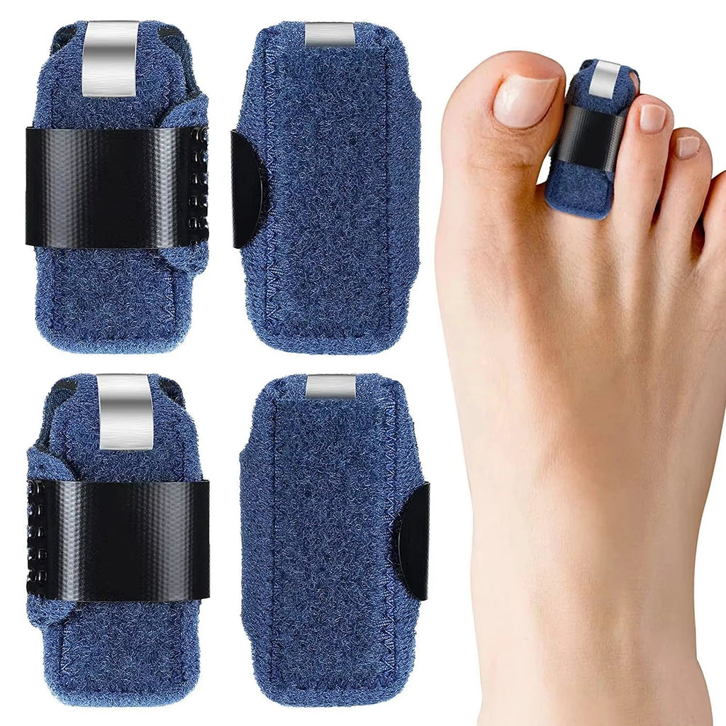 Toe Splints for Straightening Hammer Toe Corrector Toe Straightener Finger Support Brace Stabilizer Women Men Broken Toe Support