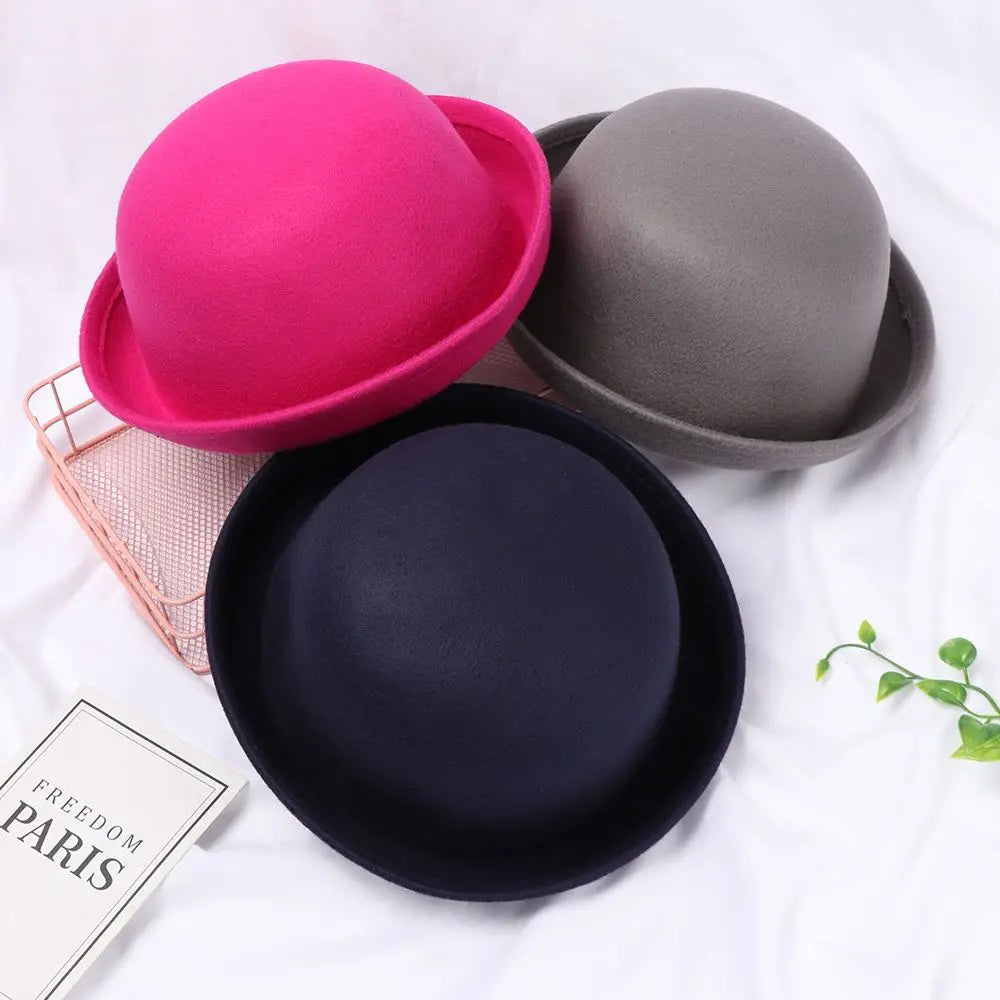 Fashion Vintage Not Deformed Beanie Cap Fedora Beret Floppy Bowler Felt Hat