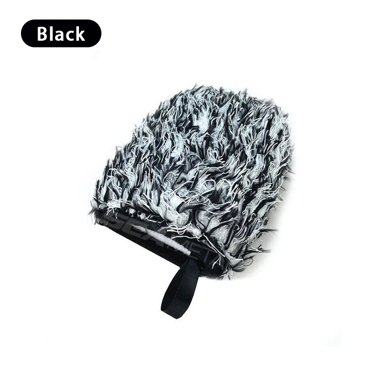 SEAMETAL Car Cleaning Brush Car Cleaning Wheel Brush Super Soft Car Detailing Pocket Mitt Brush Tool for Car Care Accessories