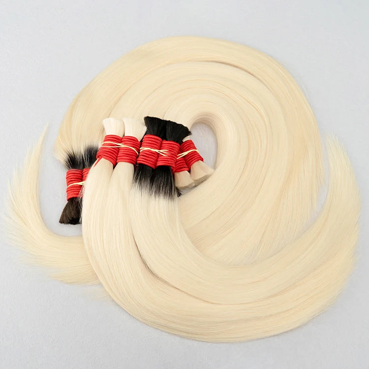 Wholesale Human Meches Bundles Human Hair 613 Straight Extensions Cheveux Natural Human Hair Bulk For Mega 18-30inches 100%