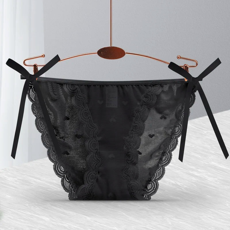 Women's Underwear, Pure Cotton, Antibacterial, Sexy, Breathable, Summer Lace, Japanese Style, Ice Silk Briefs for Girls