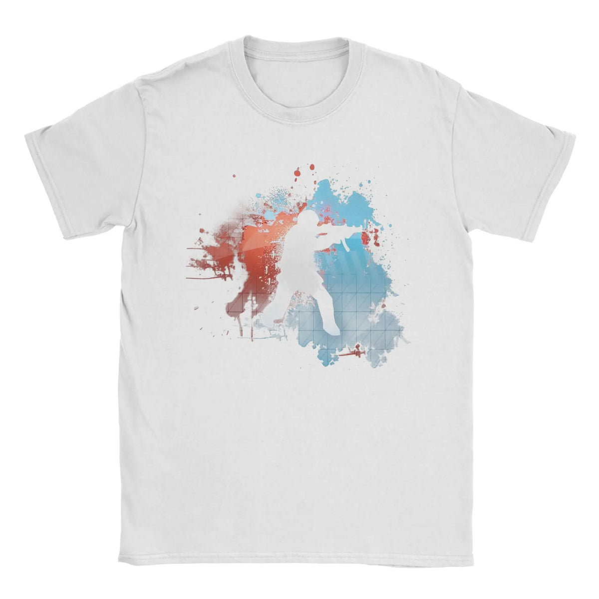 Men's T-Shirts Counters Shooting Striking Go Awesome Cotton Tee Shirt Short Sleeve Game Silhouette T Shirts O Neck Clothes Gift