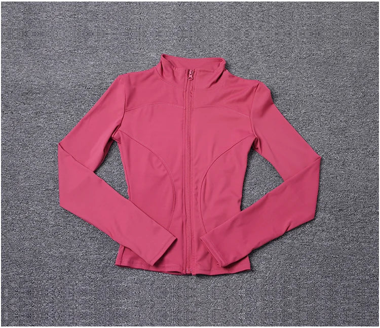 Veste zippée femme – Col montant et coupe ajustée