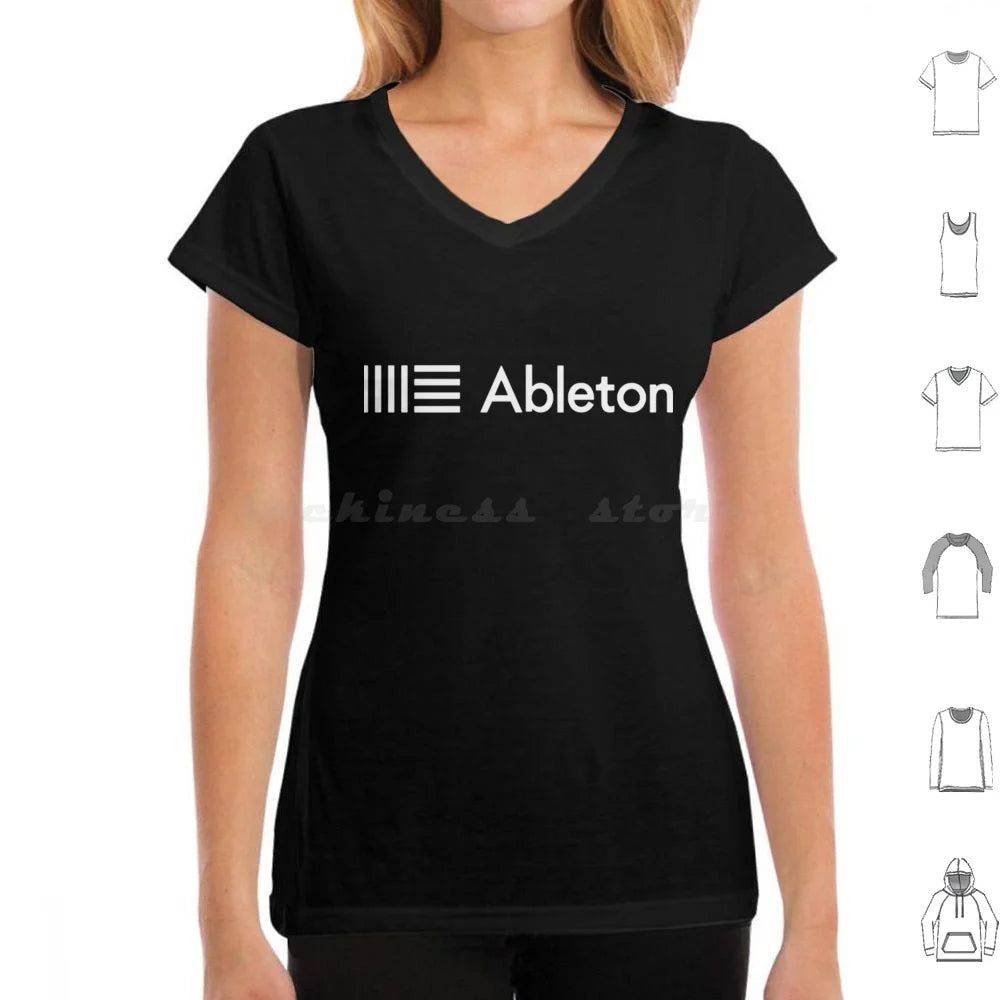 Ableton Live Logo Essential T Shirt Cotton Men Women DIY Print Ableton Live Logo Essential