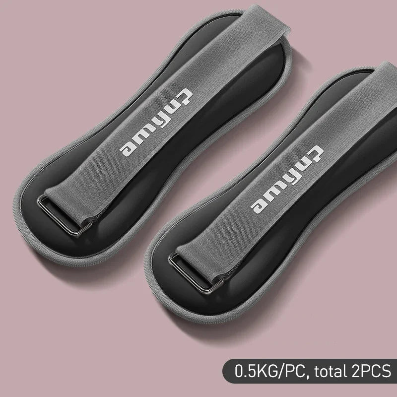 Poids de Cheville et Poignet Réglables – Yoga Running Fitness Sable de Fer